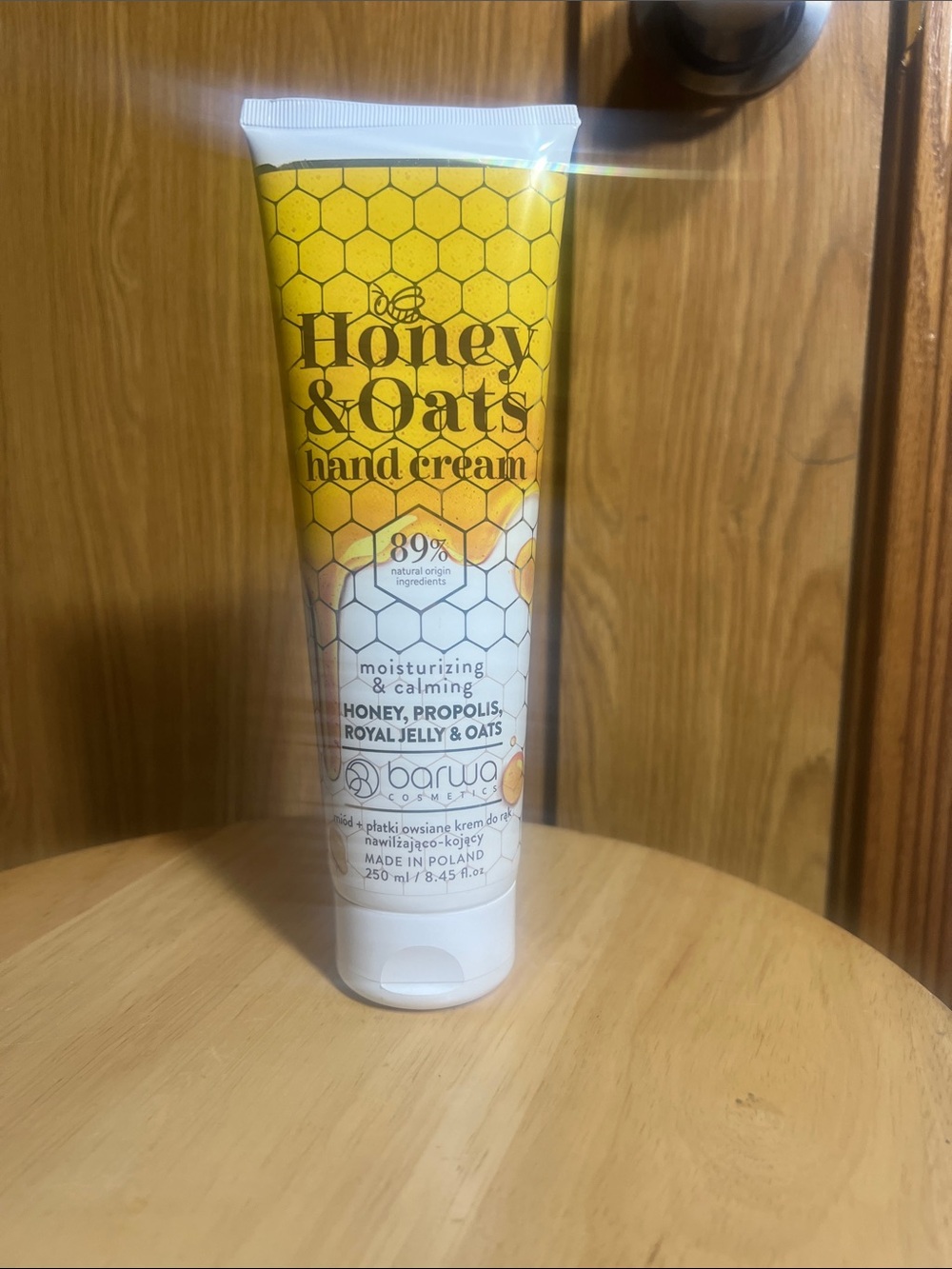 Honey & Oats Hand Cream – Moisturizing & Calming (Yellow)
